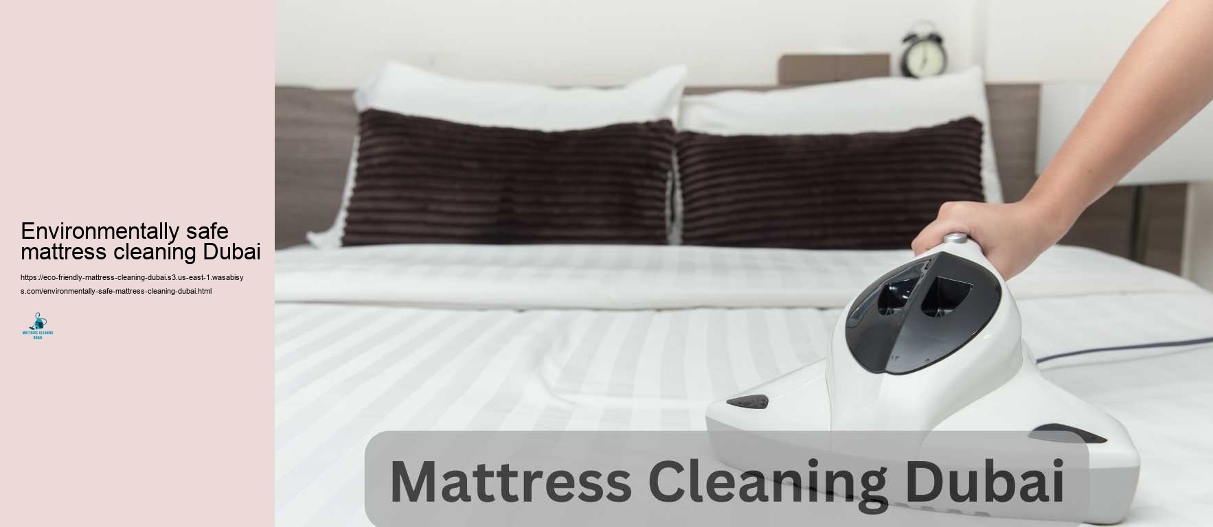 Environmentally safe mattress cleaning Dubai